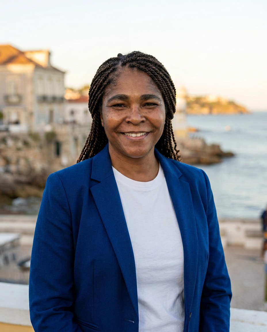 Maria Foxhall in Cascais, Founder of Pathway to Portugal